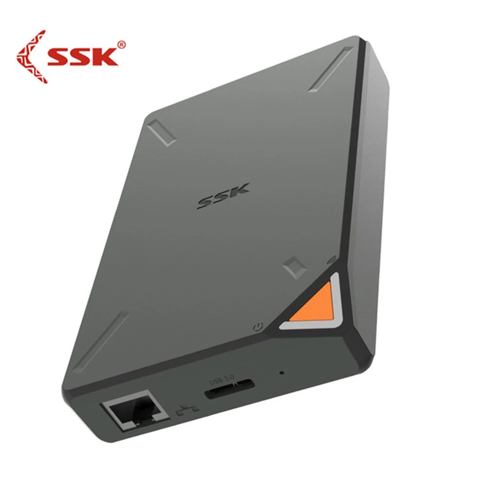 

SSK SSM-F200 Portable 1TB Cloud Storage 300Mbps Wireless WiFi External Hard Drives Smart Memory Hard Disk Support APP Control