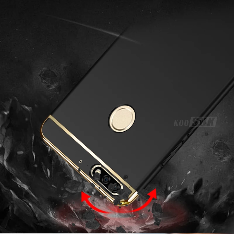 Чехол для Huawei Y7 Prime 2018 роскошный защитный чехол 3 в 1 Nova 2 Lite чехлы Honor 7C