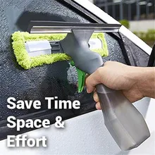 3 в 1 Спрей очиститель стекла мойка Автомобиля Оконная щетка полотенце из микрофибры щетка для чистки автомобиля сухой скребок Инструменты окна Швабра автомобиля Детализация
