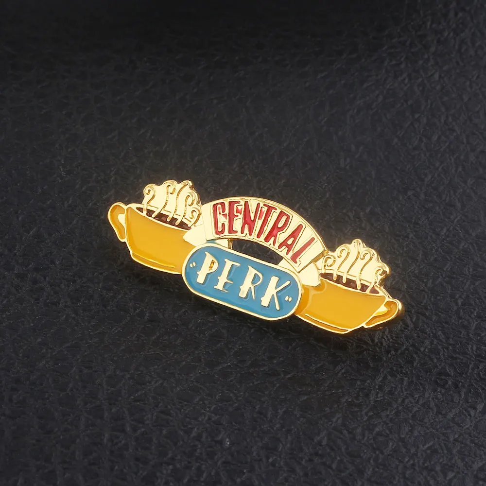 Friends Central Perk metal and enamel Pin Badge Pins