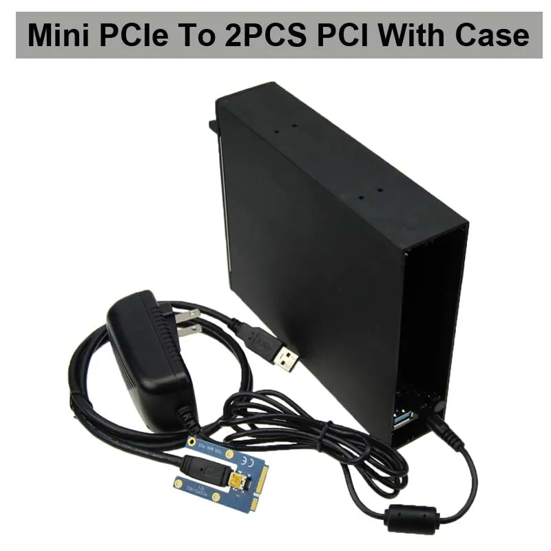 IT GO Mini PCI E to Dual PCI Adapter Mini PCIe To PCI X16 Slot