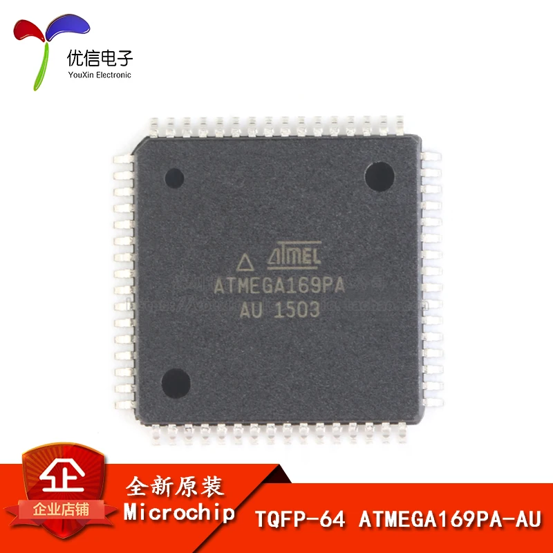 

Original genuine chip ATMEGA169PA-AU chip 8 bit microcontroller AVR TQFP-64