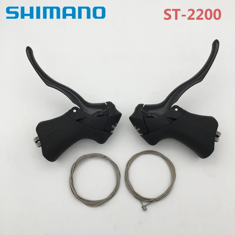 Shimano Sora ST-2200 STI рычаги переключения передач тормоза 2200 переключения передач с кабелем переключения передач левый двойной/тройной 2203