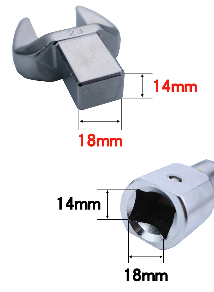 Открытые вставить инструменты 14X18 drive 13-50 мм гаечный ключ голову