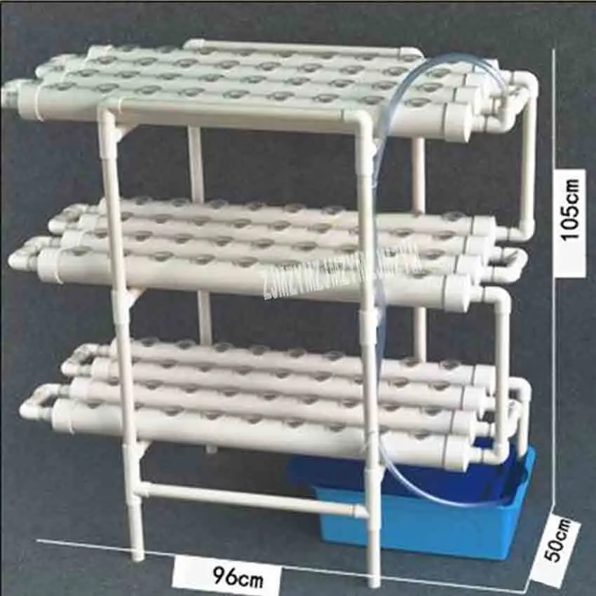 New Hydroponics System Planting Horticultural Layered Three-dimensional Planting Rack 12 Pipes Soilless Cultivation Equipment