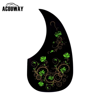 

Acouway Guitar Scratch Plate Pickguard for 40" 41" inch guitar Acoustic Pick Guard Sticker self adhesive black color