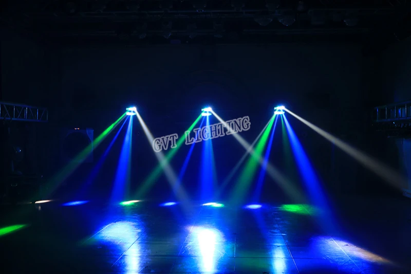미니 LED RGBW 무빙 헤드 라이트, LED 스파이더 빔 무대 조명, DMX 512 스파이더 라이트, DJ 나이트클럽 파티에 적합, 8x10W