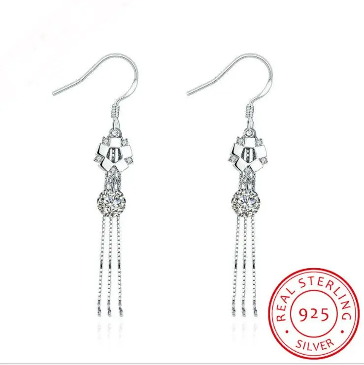 

Brinco Sale Earings 2019 New 100% Original Crystal from Bulgaria Elements Earrings Fashion Stud Party Jewelry Women Gift