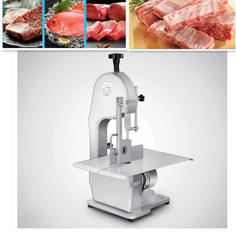 

220V Commercial Electric Steak Cutting Machine Frozen Meat Fish Bone Saw Chopping Machine Fast Cutting EU/AU/UK Plug
