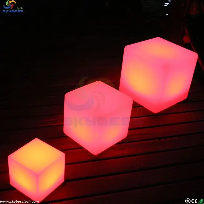 Waterproof 16color change LED Cube factory 20*20*20cm led cube children chair free shipping 10pcs/Lot Waterproof 16color change LED Cube factory 20*20*20cm led cube children chair free shipping 10pcs/Lot