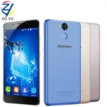 Blackview p2 4 г мобильный телефон 5.5 «fhd mtk6750t android6.0 4 ГБ ram 64 ГБ rom 13mp octa ядро 6000 мАч отпечатков пальцев мобильный телефон