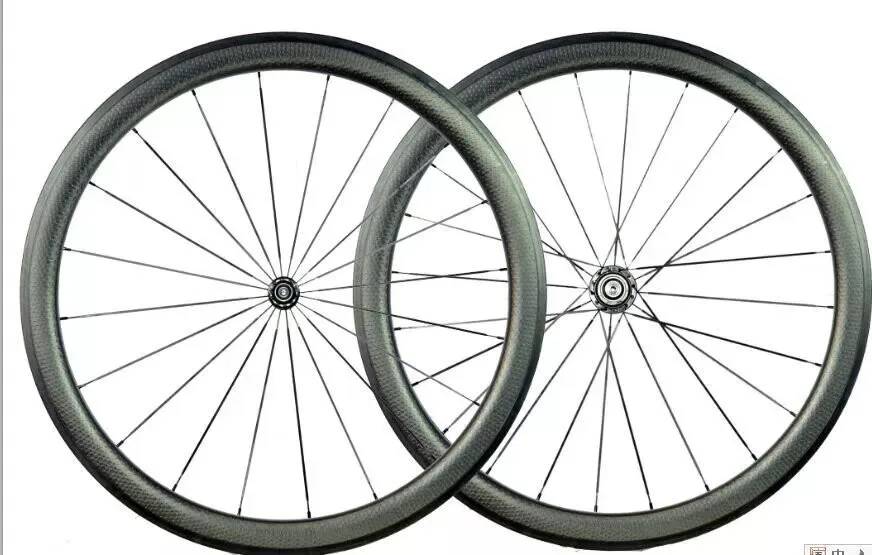 

carbon dimple wheels 50mm clincher carbon raod wheels 25mm width dimple wheelset bicycle cinlcher 700C wheel Golf surface wheels