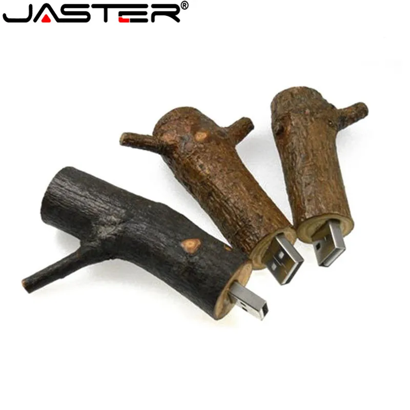 JASTER Novetly usb флеш-накопитель натуральная деревянная модель ветка дерева карта памяти Флешка 4 ГБ 8 ГБ 16 ГБ 32 ГБ 64 Гб флэш-накопитель usb