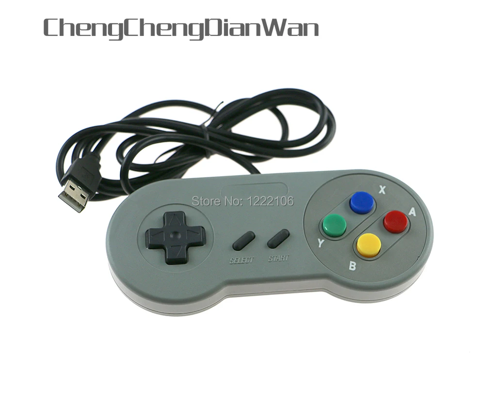 2 Pezzi Retro Super Per Controller Usb Nintendo Snes Per Pc Per Controller Mac Sigillati