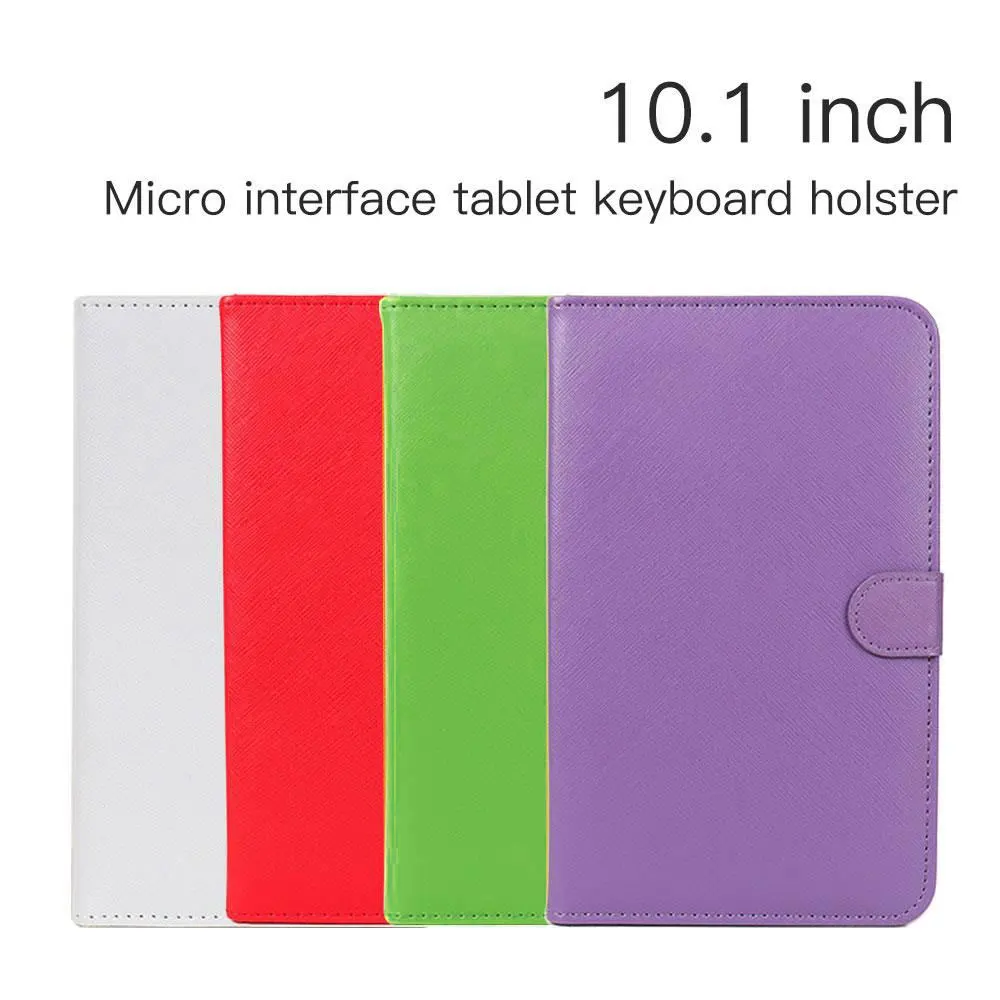 

10.1 inch Universal PU Leather Cover Micro USB Keyboard Case For Android Tablet with a keyboard stand case