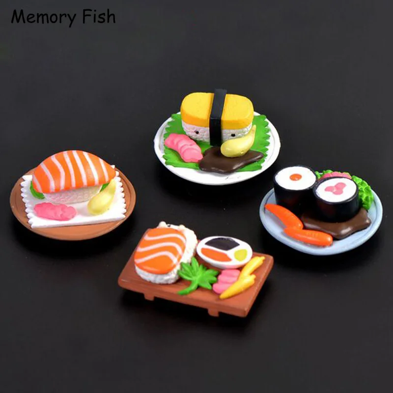 Cute Cartoon Japan Sushi Scenes Decoration Anime Ornament Figures