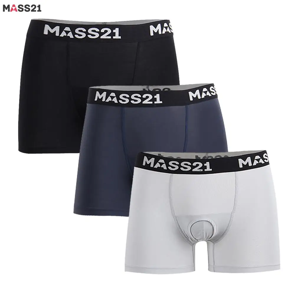 

MASS21 3pcs/lot Men's Underwear Boxers Comfortable Breathable Homme Boxer Shorts Male Panties Underpants Large Size
