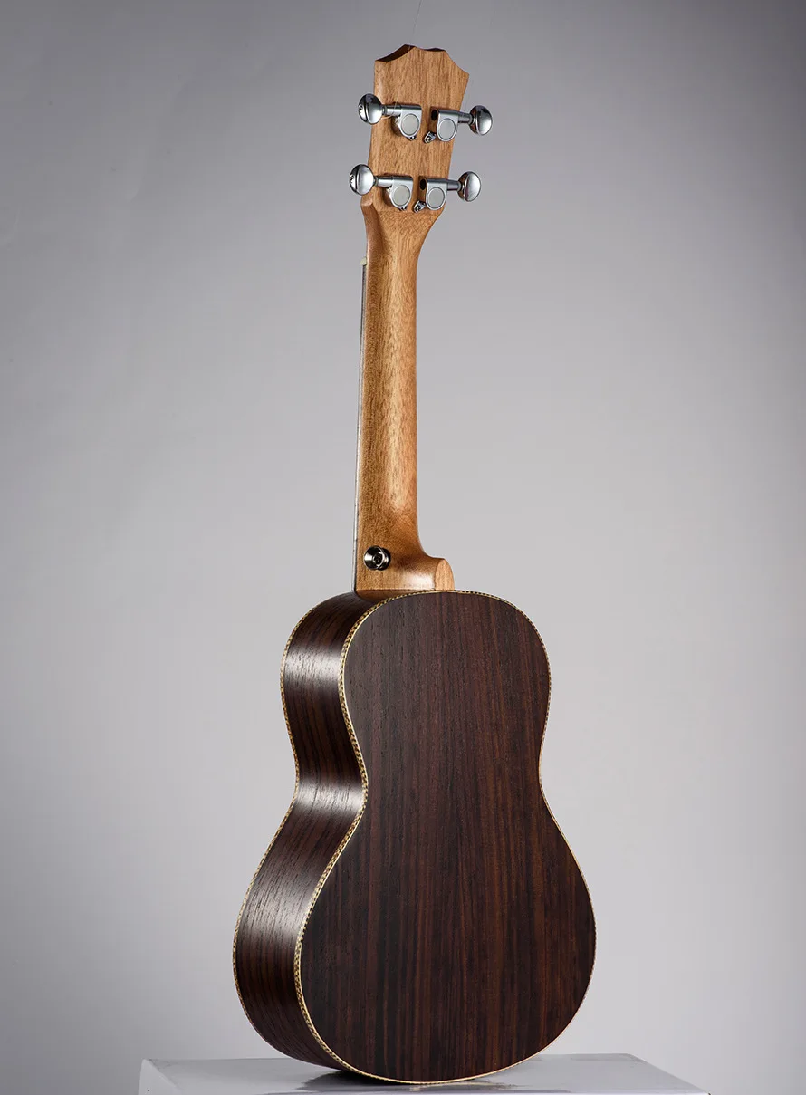SevenAngel бренд 26 дюймов Тенор укулеле виноград звук отверстие Гавайская гитара 4 струны палисандр Электрический Укулеле с пикап экв
