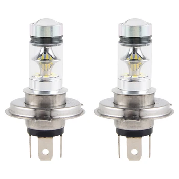 

NICECNC 2pcs Motorcycle 100W High Power Headlight White LED Light Bulbs For Yamaha Grizzly 300 12-14 550 2009-2015 700 2007-2018