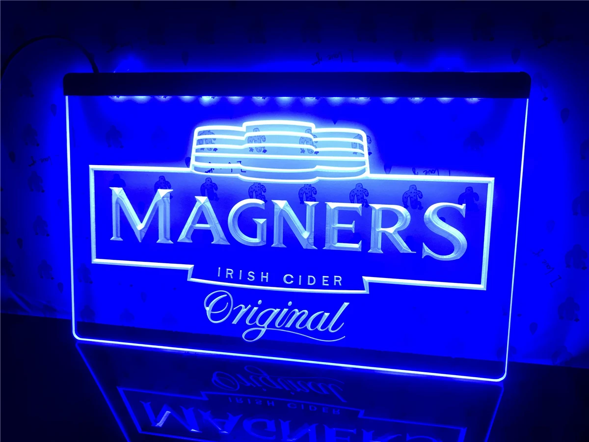 A148 Magners ирландское яблочный бар пивной паб светодиодный световой знак