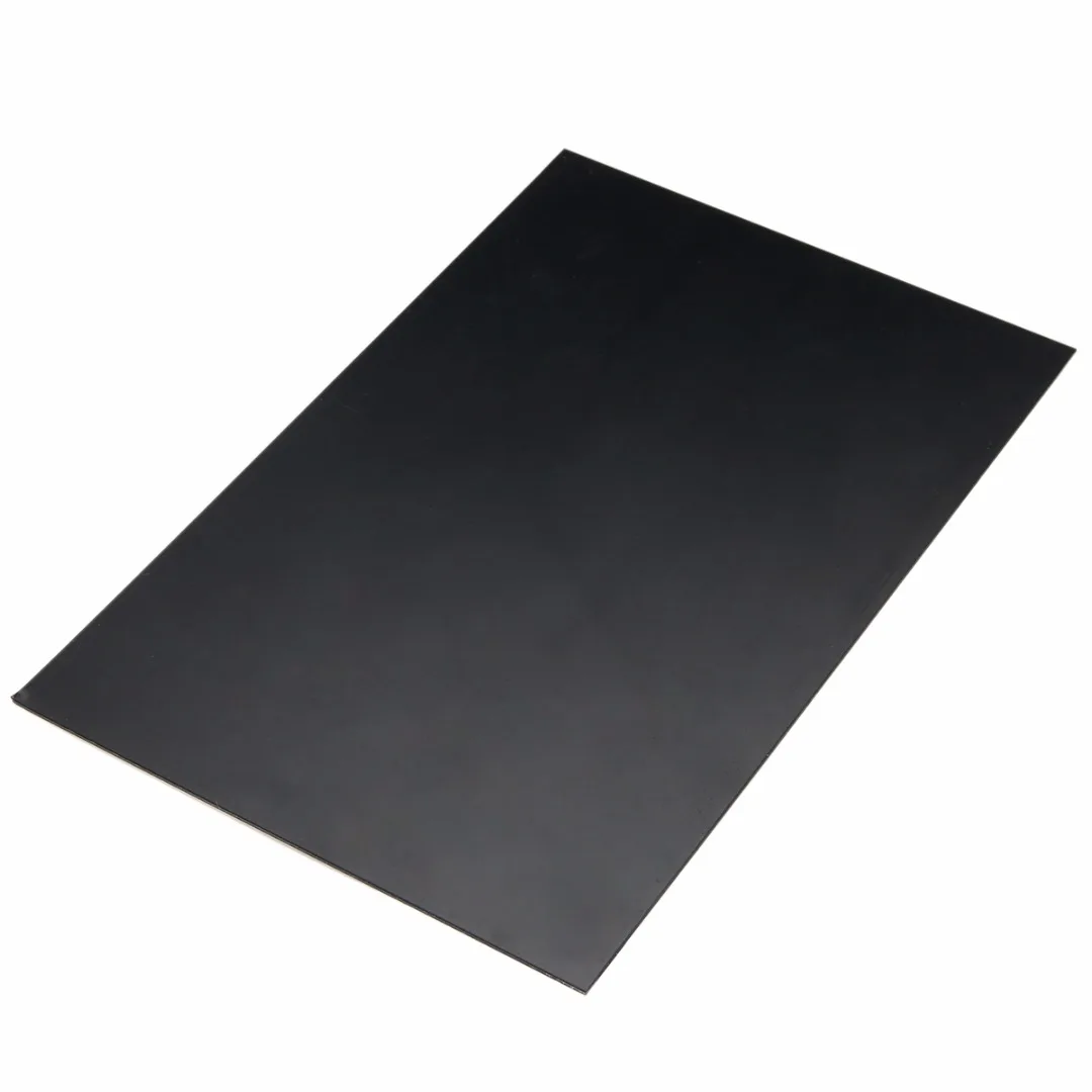1Pcs 1mm Thickness 200x300mm ABS Plastic Flat Sheet Plate Black DIY Tools For Industry Tools