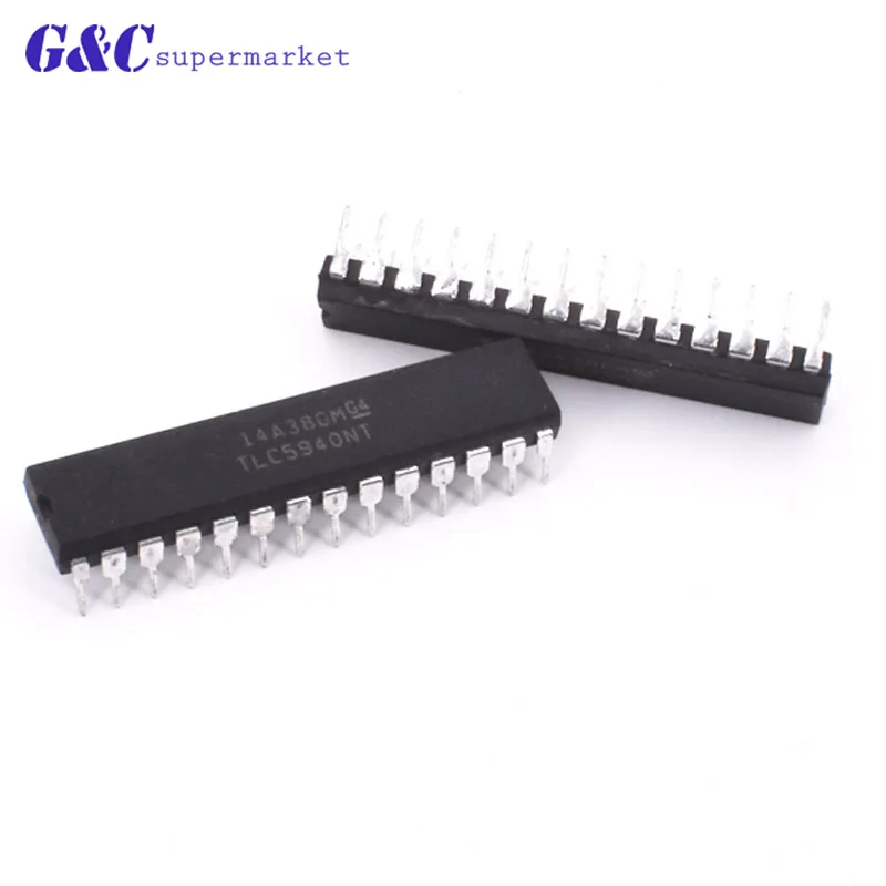 

1pcs IC LED DRIVER PWM CONTROL 28-DIP TLC5940NT TLC5940 NEW In Stock