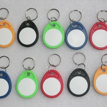 100 шт./лот T5577 перезаписываемый Программируемый RFID 125 кГц брелок для ключей брелок для поиска ключей для копирования EM4100 карты
