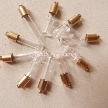 

bottle caliber is 5mm mixed shape Tiny glass vial/rice bottle +cap (you can choose cap color or randomly) need glue