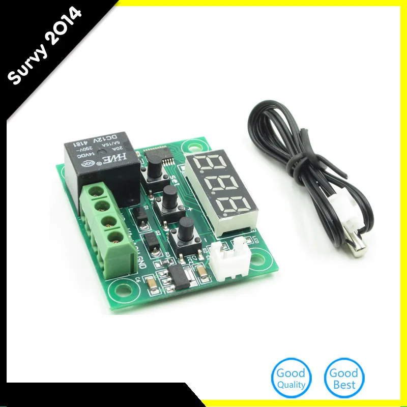 W1209 Digital thermostat Temperature Controler 12V +sensor