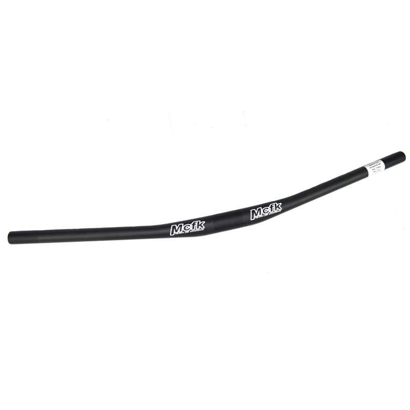 MCFK Carbon MTB Bicycle Handlebar, Mountain Bike Bars, Cycling Parts, 9 Degree, 31.8mm, 5mm, Rise 4 Upsweep, Matte, 660, 750mm
