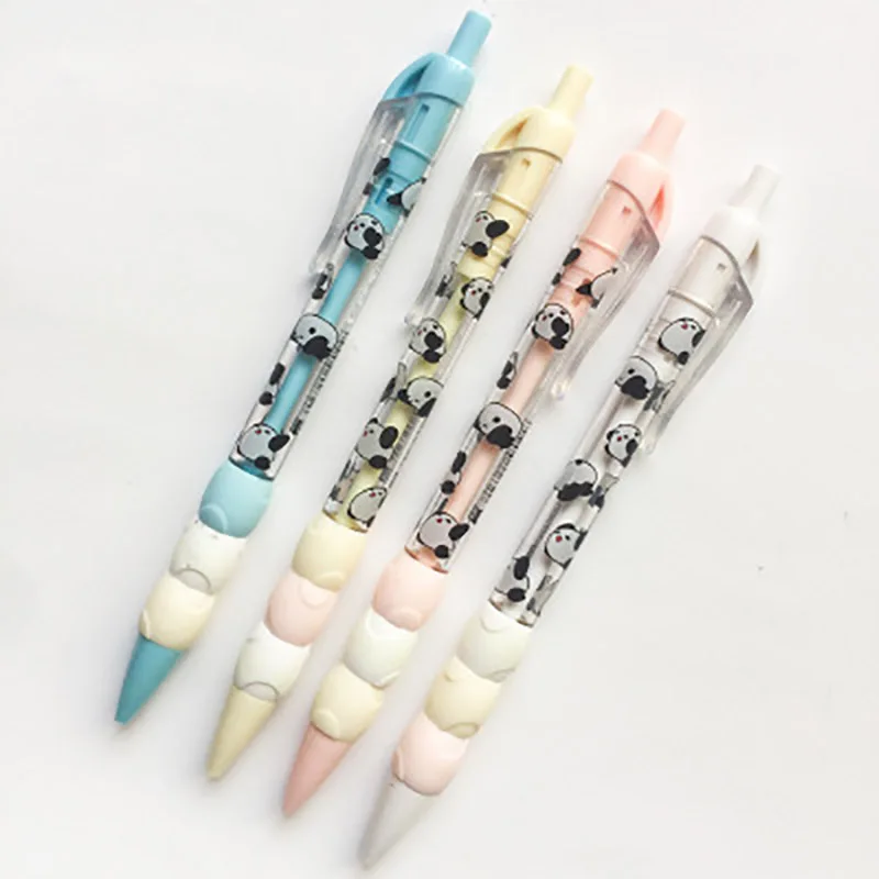 

1Pcs 0.5mm Kawaii Panda Creamy Press Automatic Mechanical Pencil Writing School Office Supplies Student Stationery Gift Erasable