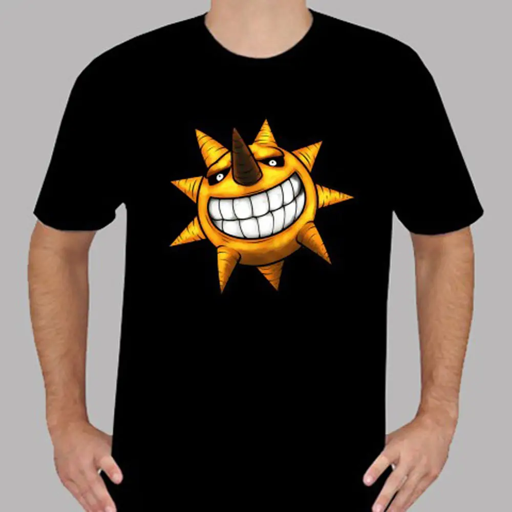 

New Soul Eater *Sun Icon Anime Cartoon Men's Black T-Shirt Size S to 3XL