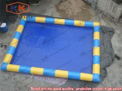 Квадратный надувной плавательный бассейн для детей Детские машинки для автодрома лодка