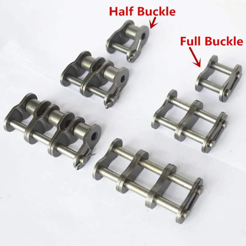 

06B 08B 10A 12A 16A,1-3 Row Half Buckle or Full Buckle Roller Transmission Chain Join Roller Chain Connector