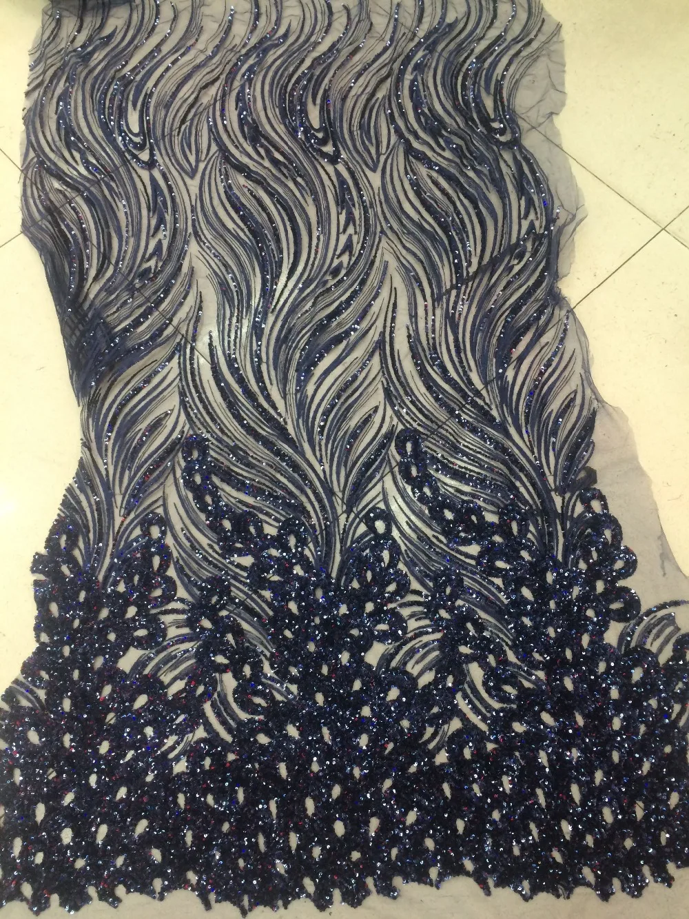 

High Quality CGL-82752 Nigeria French Net Lace on Sale New Designs African French Lace Fabric