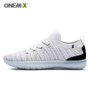 

ONEMIX Men Sock Sneakers Running Shoes Light Walking Shoes Breathable Jogging Sneakers Durable RB Outsole Socks-like Sneakers