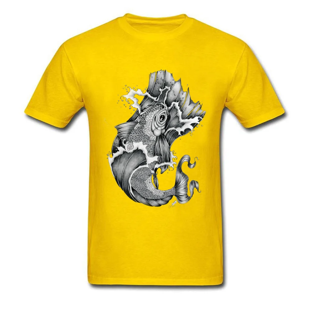 Koi Tattoo Style Art_yellow