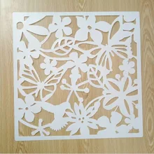 Подвесной домашний декор белый современный разделитель для комнаты складной экран тонкая форма резной разделитель стены