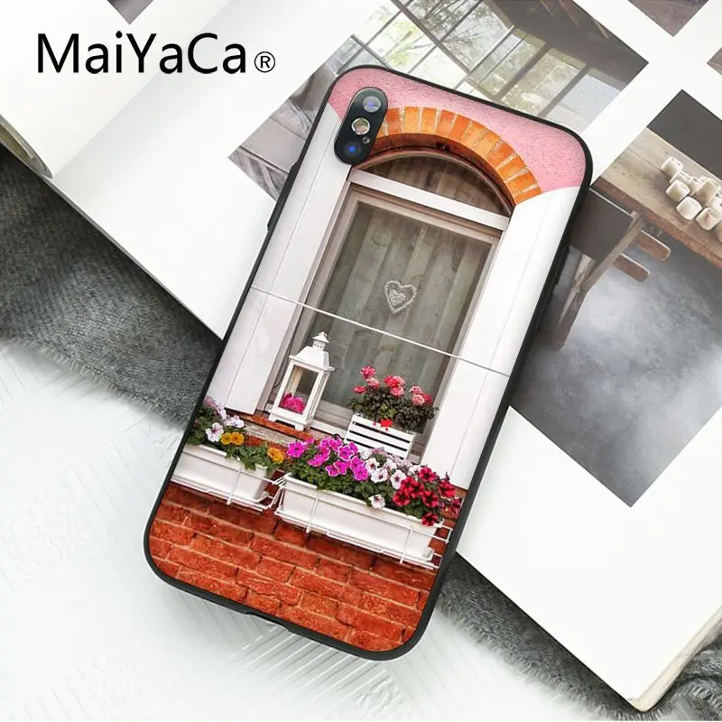 Travel Places Windows Flower Garden Romantic Life