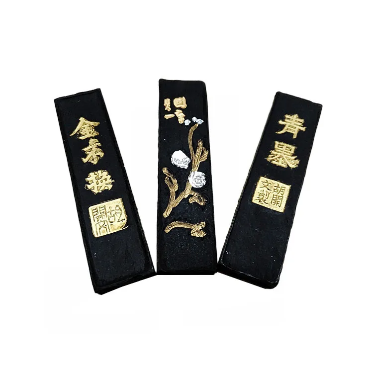 

Plum Blossom Ink Stick Chinese Traditional Painting Oil Soot Ink Block Calligraphy Writing Practicing Solid Pine-soot Ink Stick