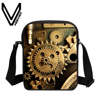 

VEEVANV New Me Messenger Bag Fashion Shoulder Bags Machine Part Model Pattern 3D Printing Handbag Boys Small Purse Crossbody Bag