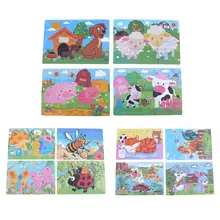 Деревянный четыре в одном головоломки блок платы DIY головоломки модель с железный ящик детей развитие Интеллект игрушка-головоломка