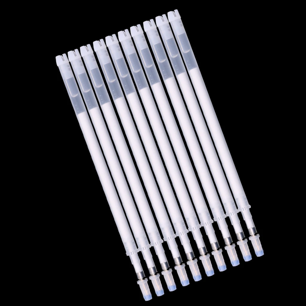 20 Pieces High Temperature Disappearing Refill Pen Heat Erase Pen Fabric Markers Sewing Tools Red/White