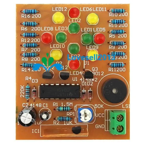 

CD4060 Dream Light DIY Kit Electronic Fun Suite Birthday Gift Dreamy Suite