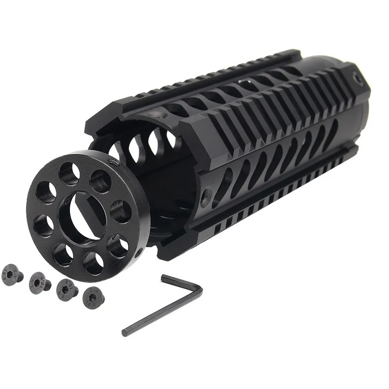 5 أنواع بالأسهم الحرة رباعية السكك الحديدية Handguard مع نهاية كاب و. 750 الغاز كتلة ل. 223/5. 56 M4 ar 15 M16