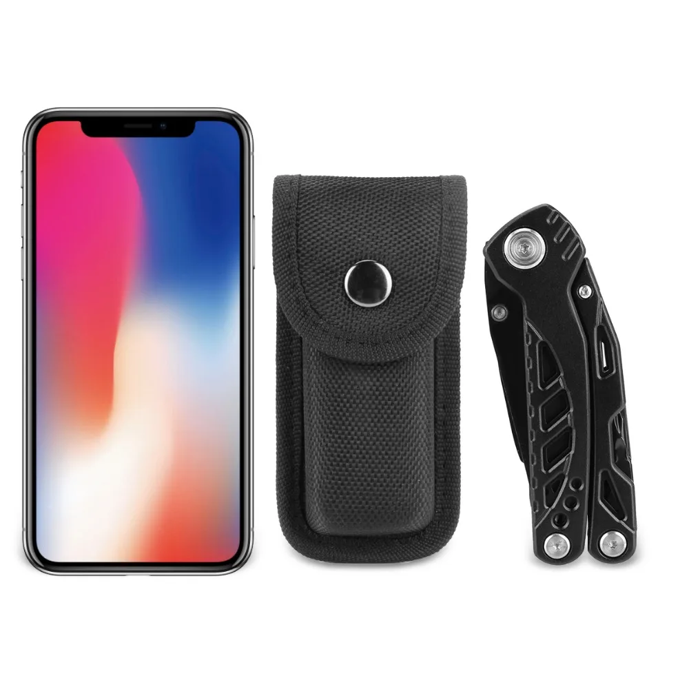 Günstig 11 IN 1 Multifunktions Schweizer Folding Messer Zange Edelstahl Armee Messer Tasche Jagd Outdoor Camping Überleben Messer Werkzeug