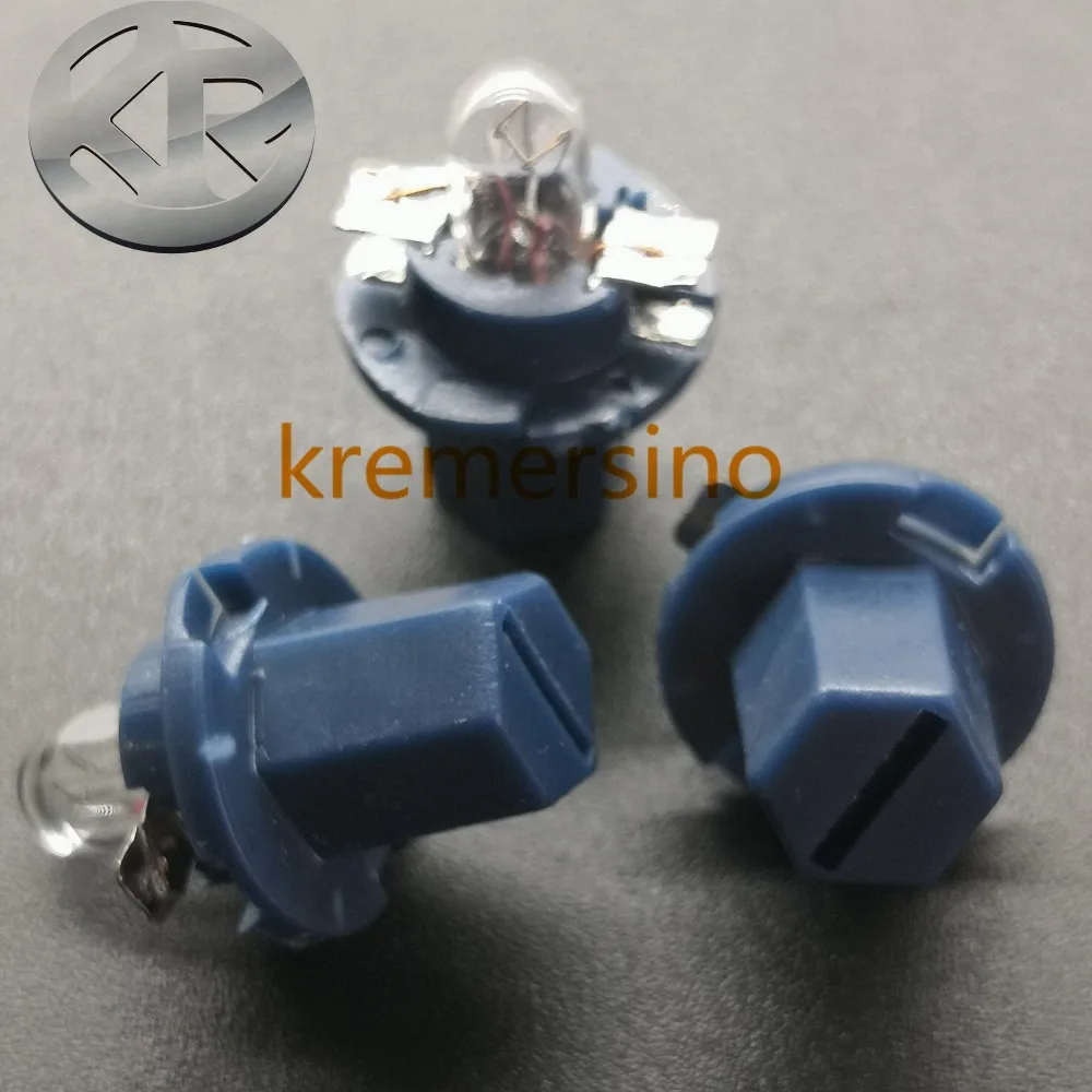 

10pcs T3 Bulbs Lamps for Audi VW Volvo Dashboard Instrument 12V 1.2W Blue Base