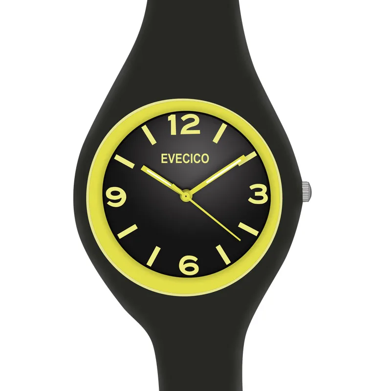 2016 waterproof watches the trend of thin silica gel jelly table luminous girls teenage men s