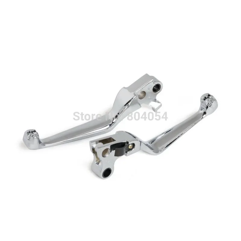 

New Motorcycle Chrome Skull Brake Clutch Lever Handle For Harley XL Sportster 883 1200 1996-2003