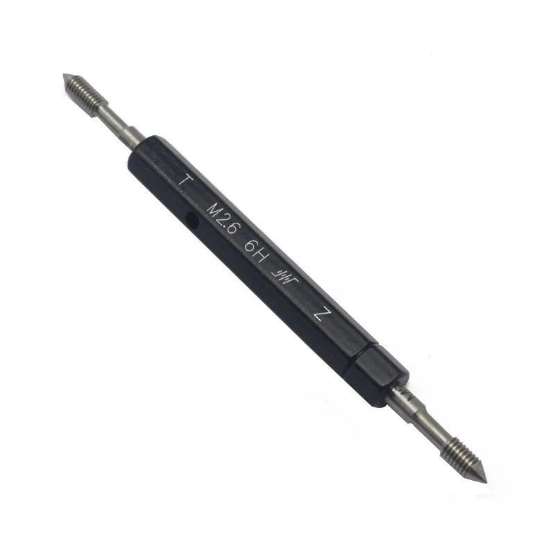 

1PC M2.6 6H thread plug gauge internal thread measurement tool precision bearing steel plug gauge